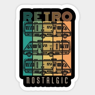 Retro Nostalgic RV Camping Sticker